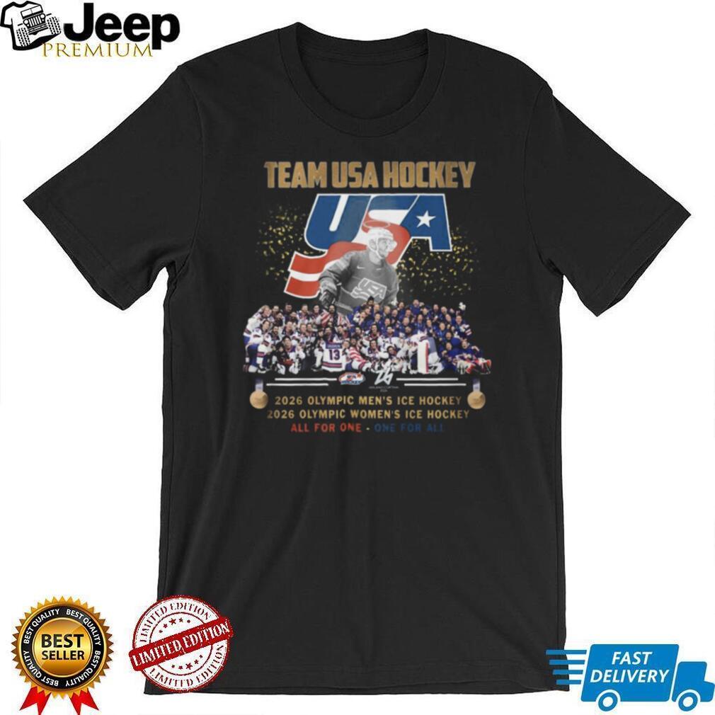 Team USA Hockey 2026 Olympic Men’s and Women’s Ice Hockey Commemorative T Shirt