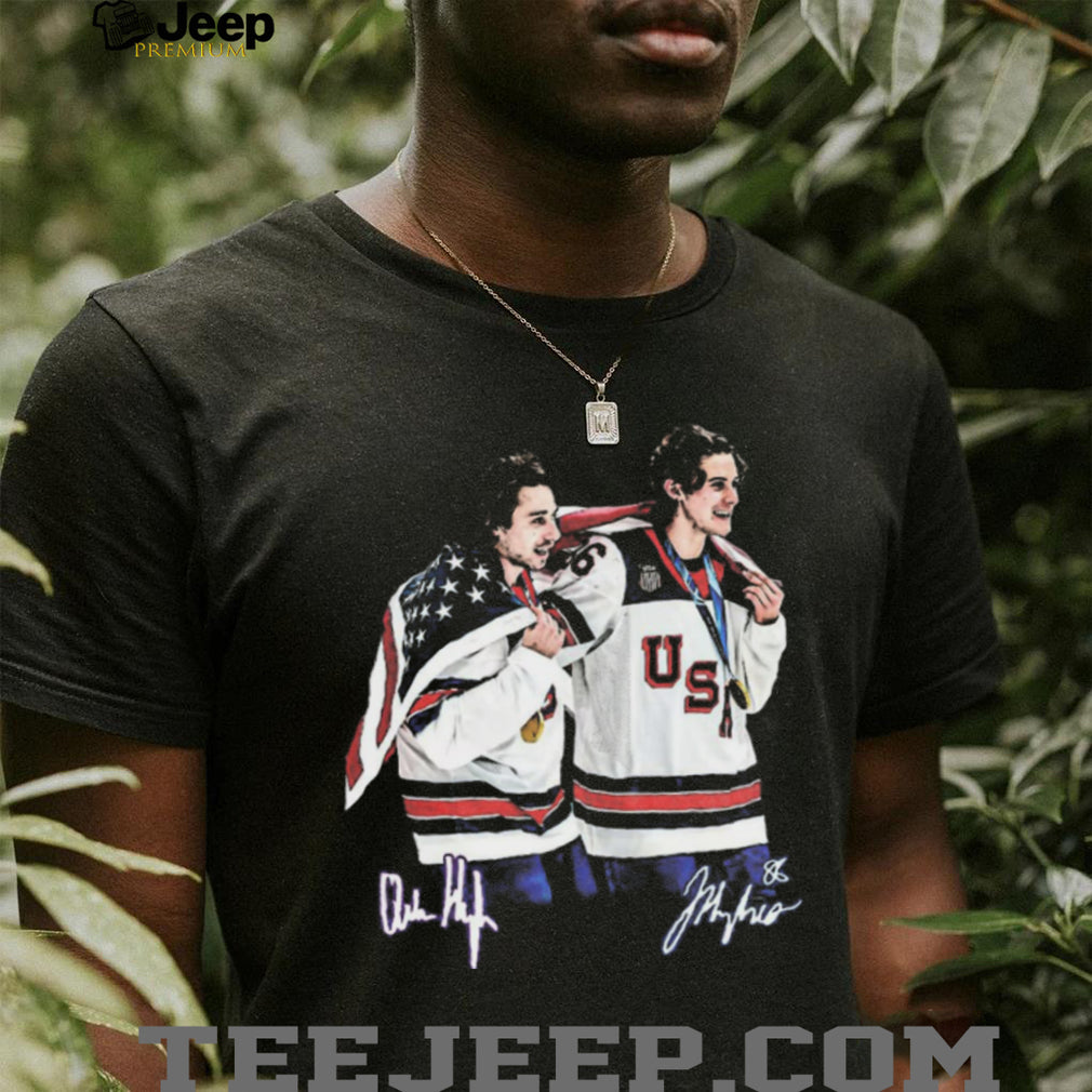 Team USA Hockey Olympic Gold Medalists Signature Graphic T Shirt