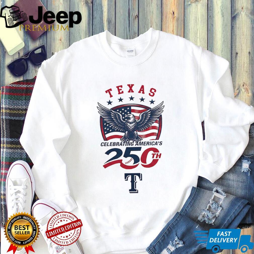 Texas Rangers Personalized America’s 250th Anniversary Patriotic Jersey T Shirt