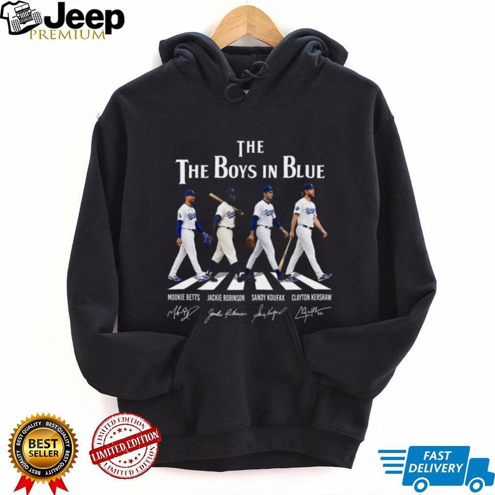 The Boys In Blue Los Angeles Dodgers Vintage Retro Baseball Fans Shirt