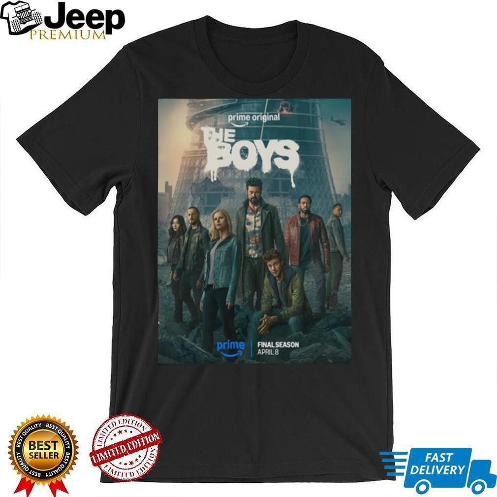 The Boys Prime Original Series Final Season Cast Poster T Shirt