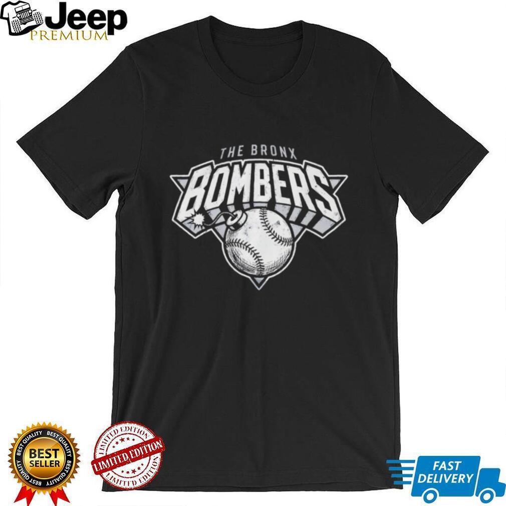 The Bronx Bombers Baseball Baseball Bomb Graphic T Shirt New York Fan T Shirt