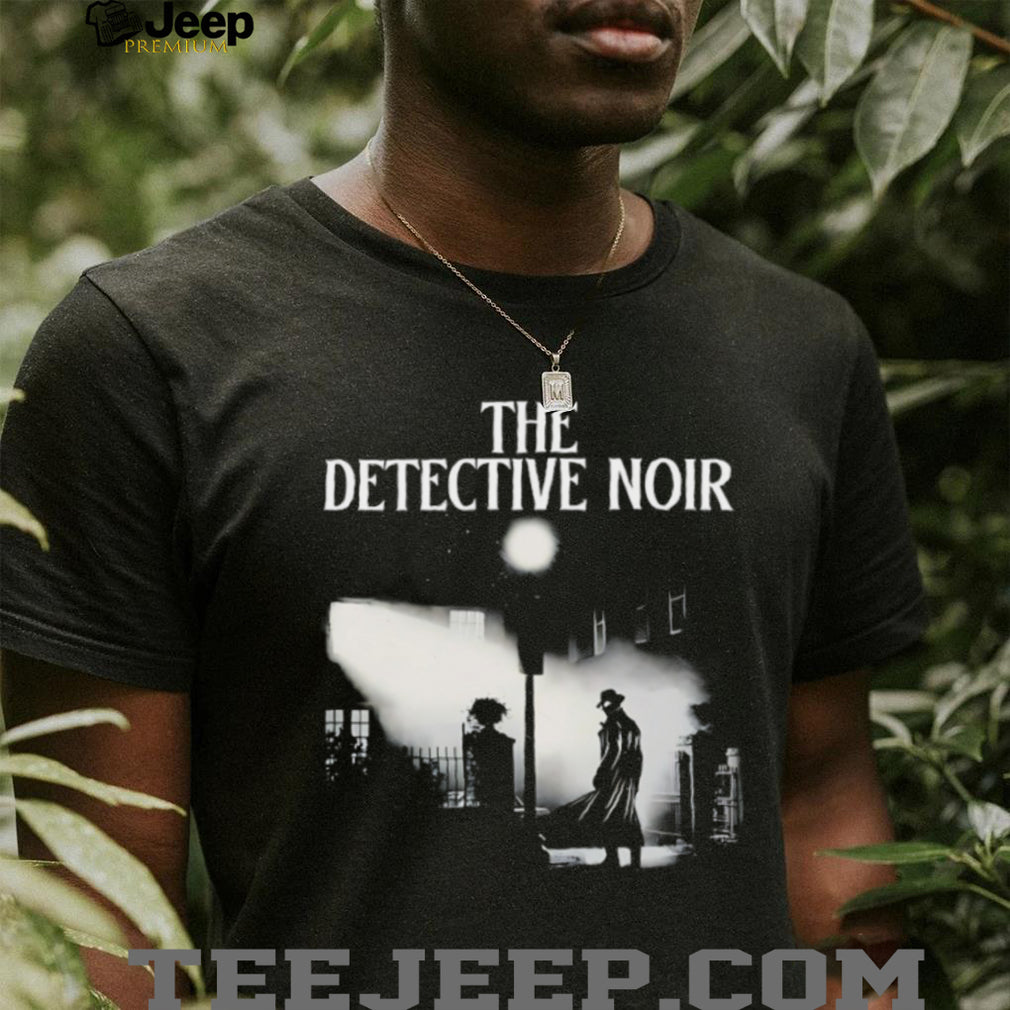 The Detective Noir Mysterious Street Silhouette Graphic T Shirt
