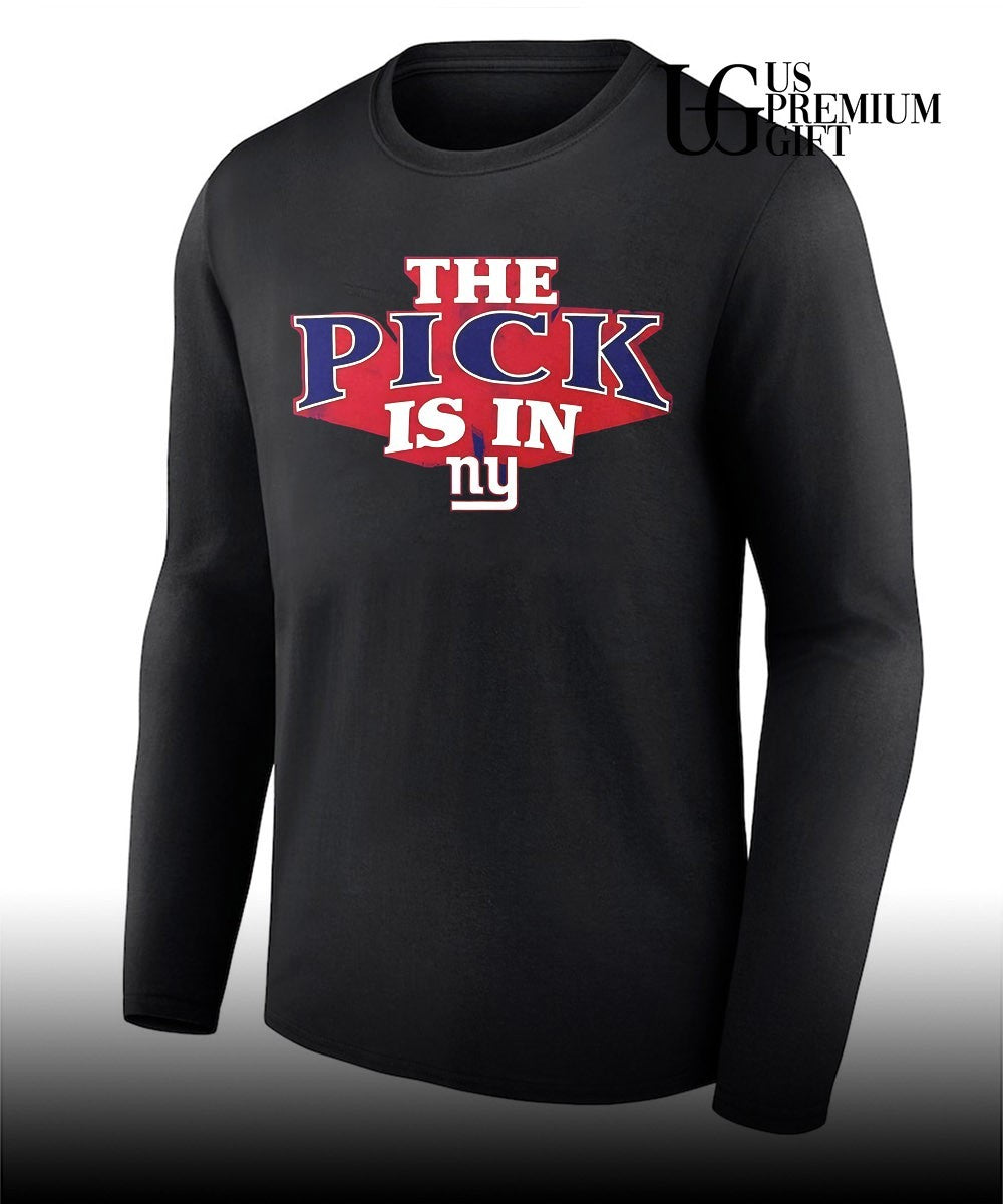 The Pick is in New York Giants Football shirt