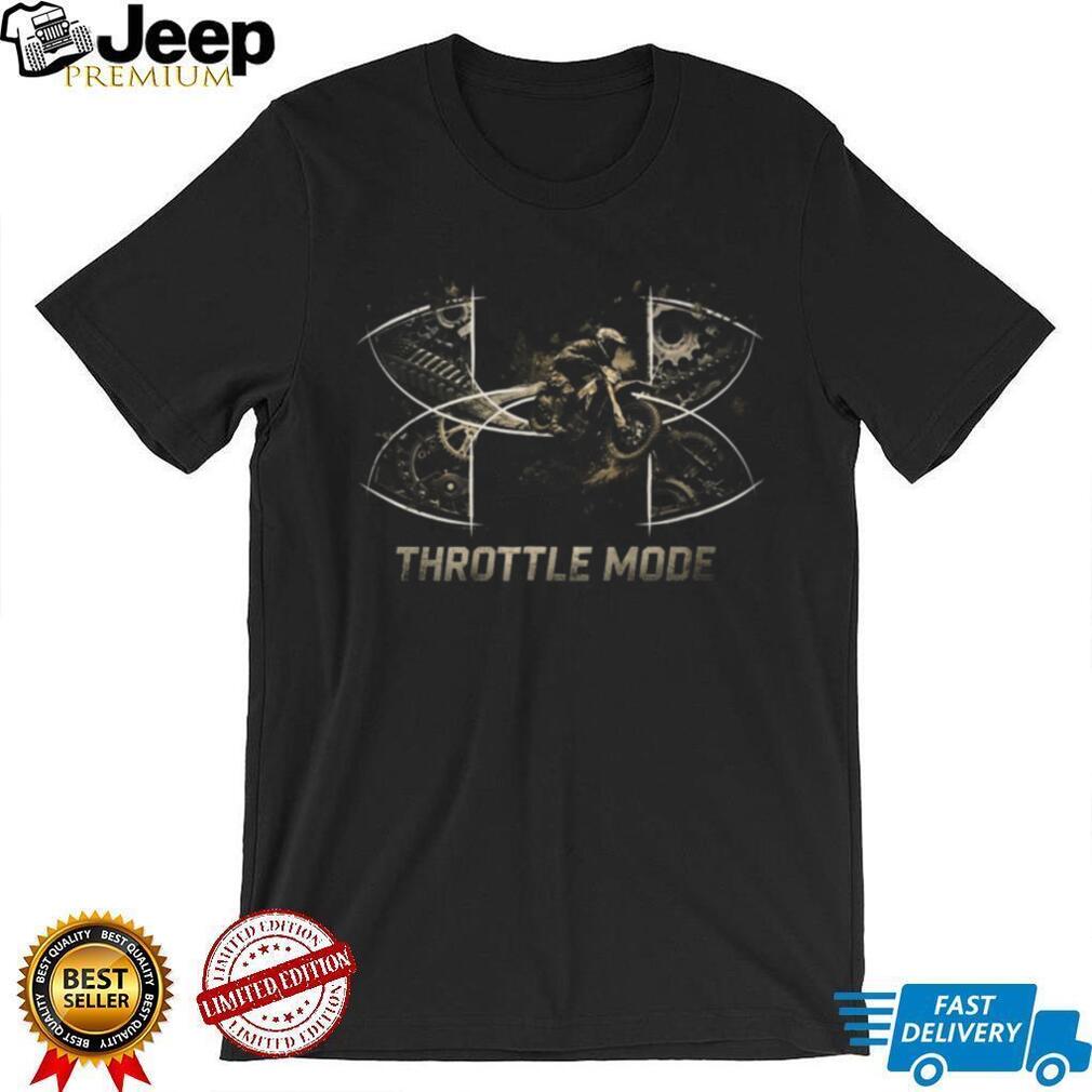 Throttle Mode Motocross Dirt Bike Racing Graphic Logo T Shirt