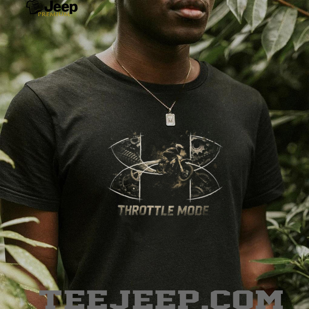 Throttle Mode Motocross Dirt Bike Racing Graphic Logo T Shirt