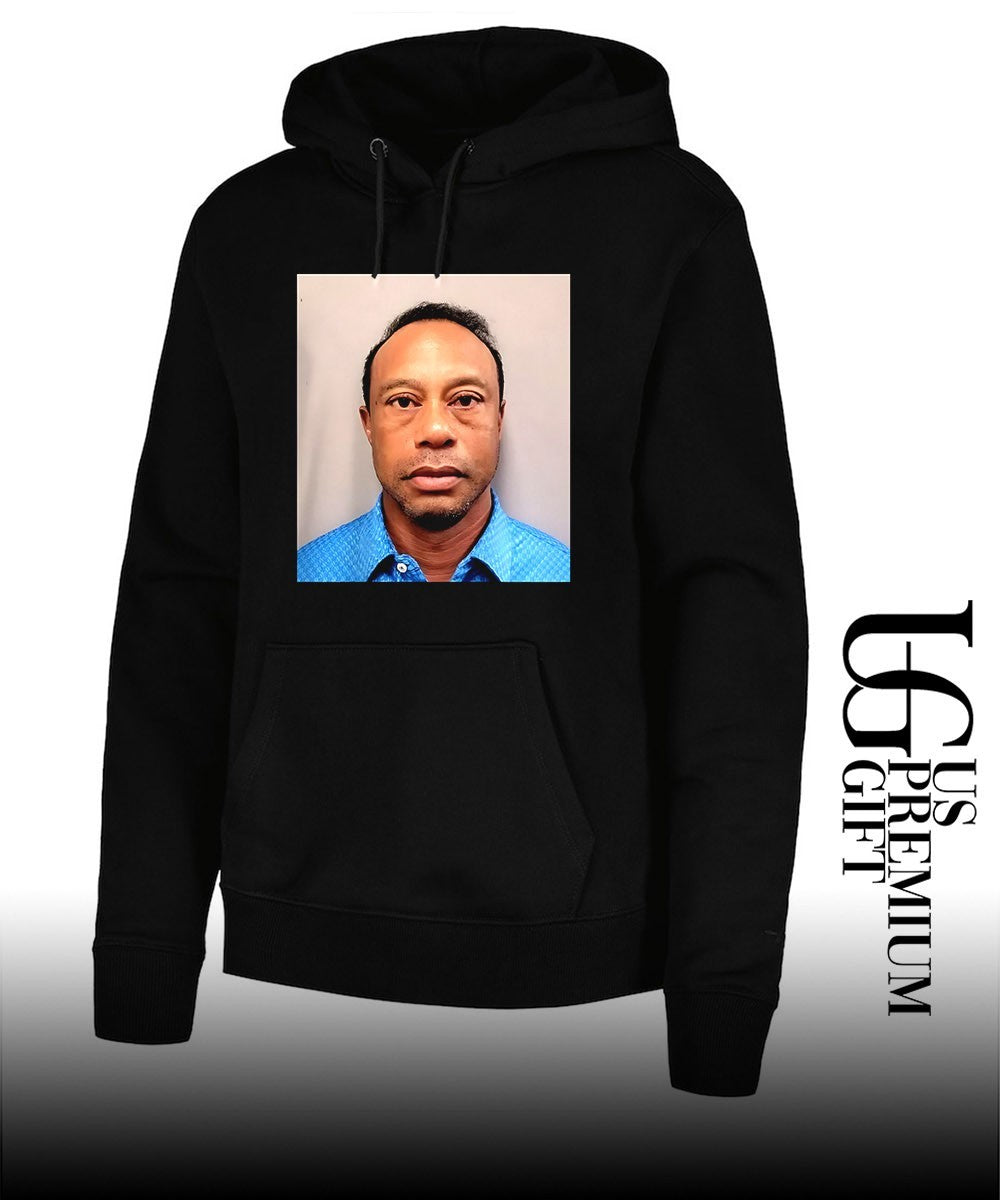 Tiger Woods mugshot 2026 portrait shirt