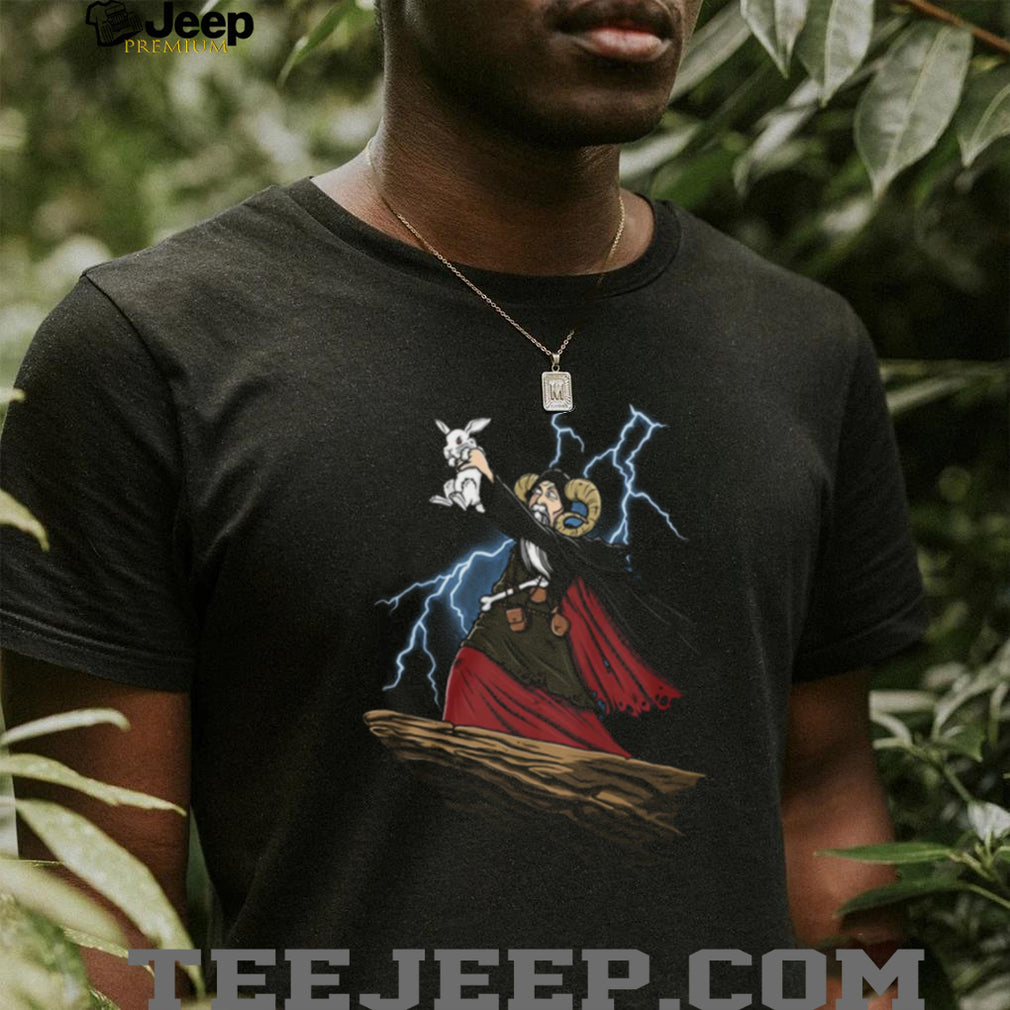 Tim the Enchanter Monty Python and the Holy Grail Rabbit Lightning T Shirt