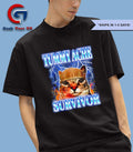 Tummy Ache Survivor Cat meme shirt