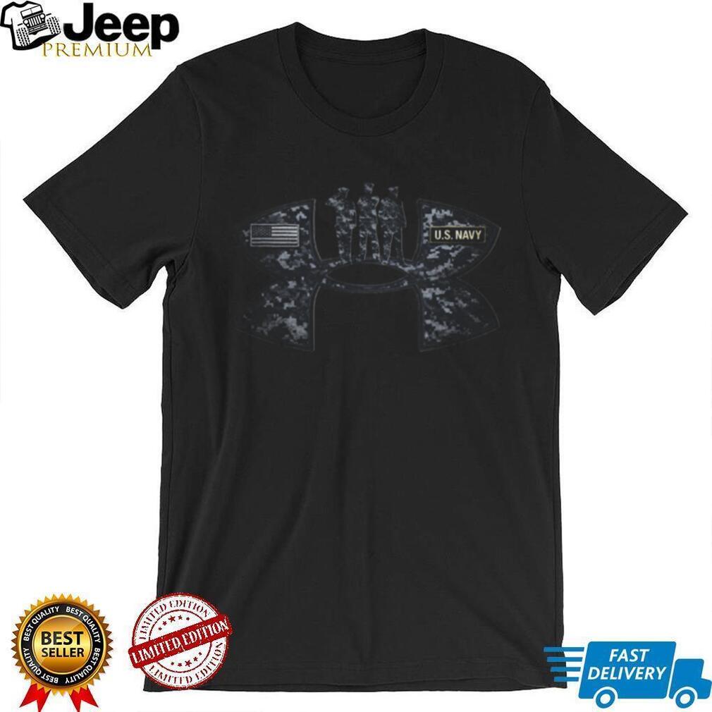 U.S. Navy Digital Camo Logo Military Pride T Shirt