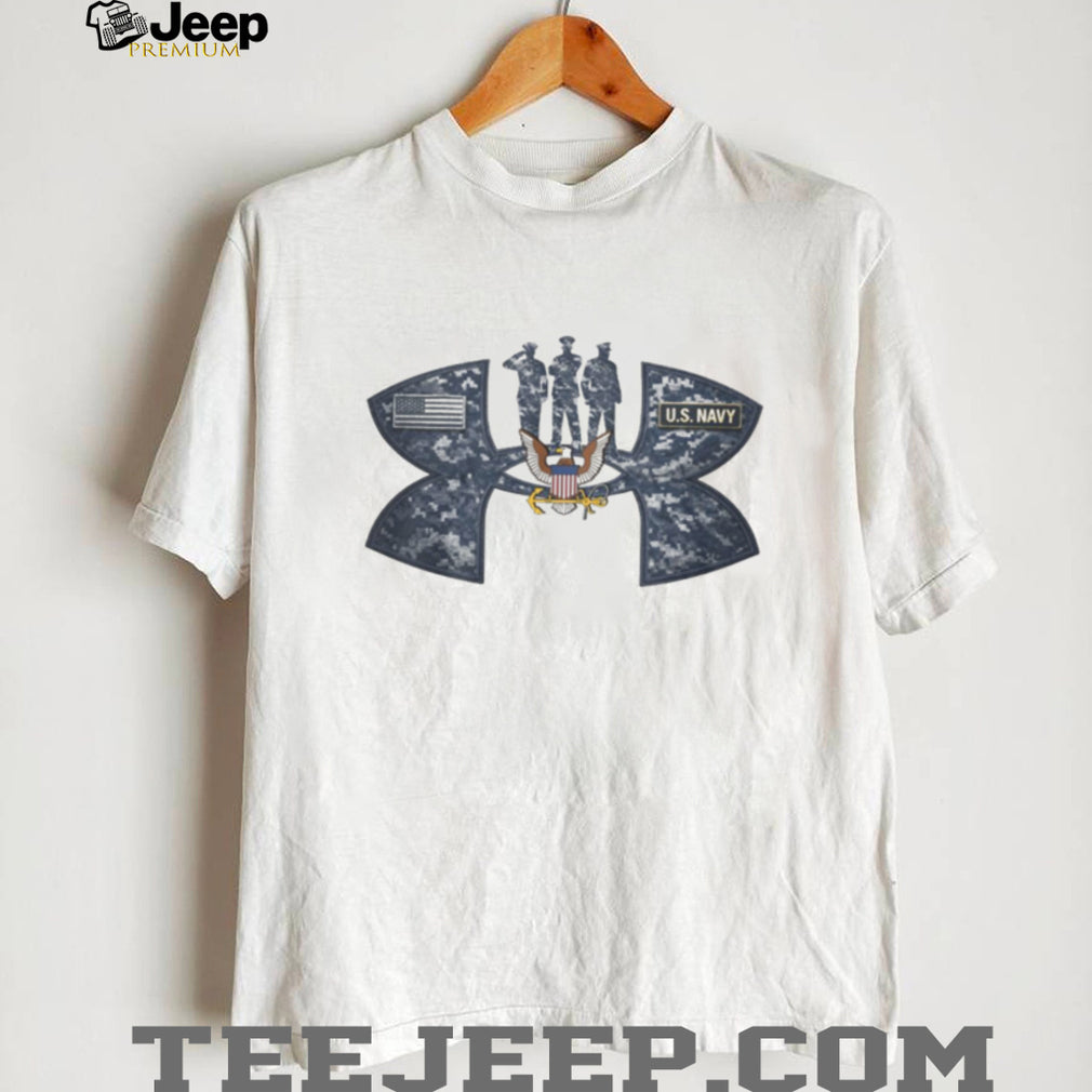U.S. Navy Saluting Sailors Digital Camo Graphic T Shirt