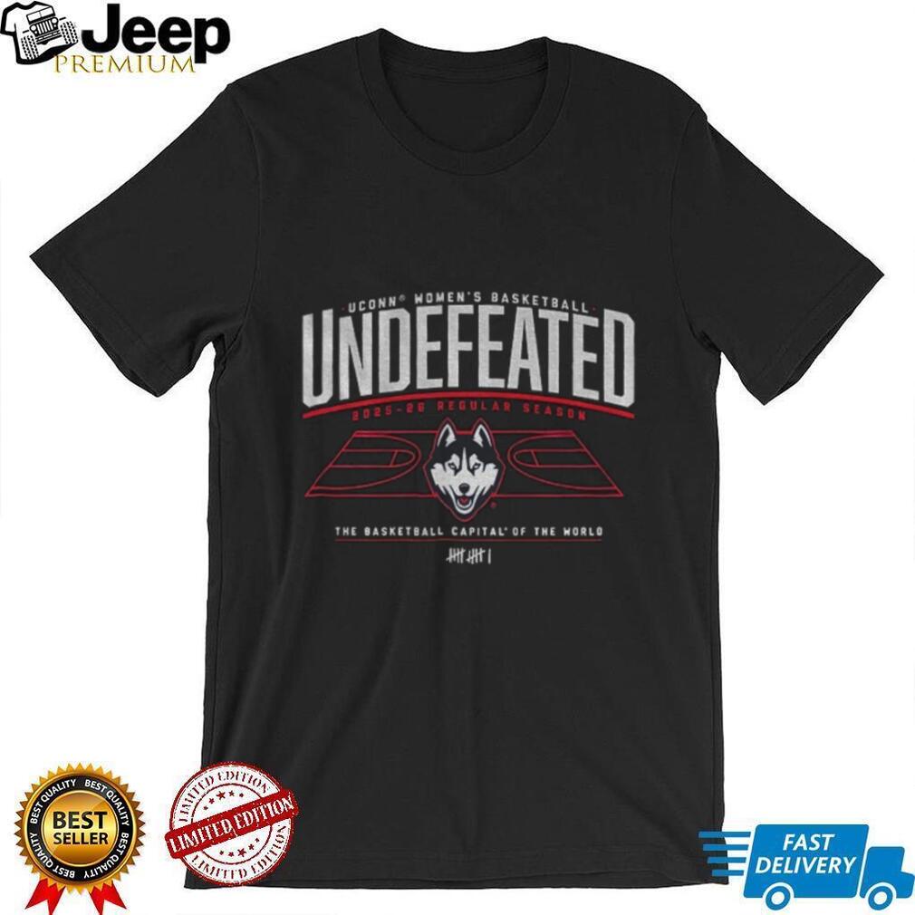UConn Huskies Women’s Basketball Undefeated 2025 26 Season T Shirt