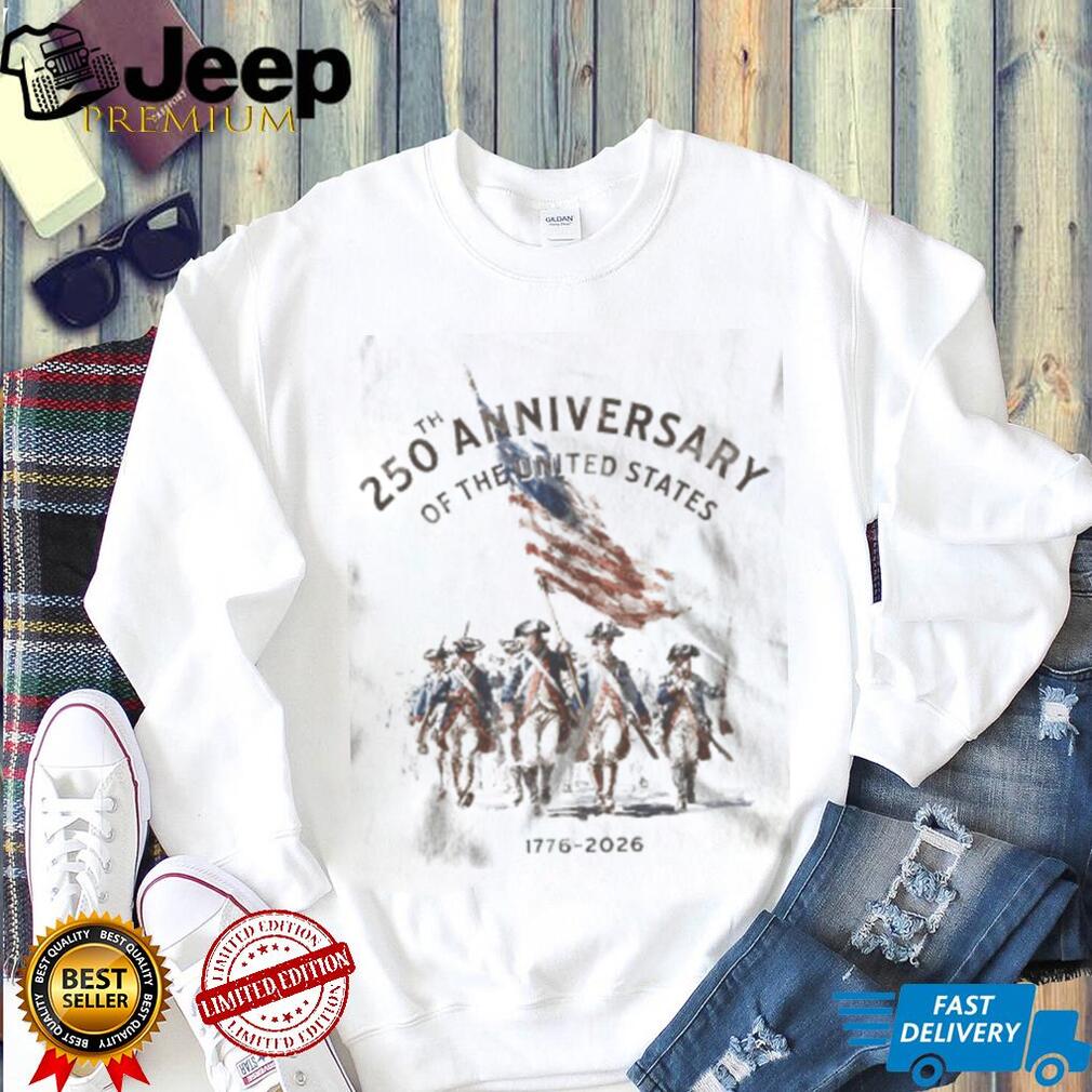 United States 250th Anniversary 1776 2026 Revolutionary War Tee
