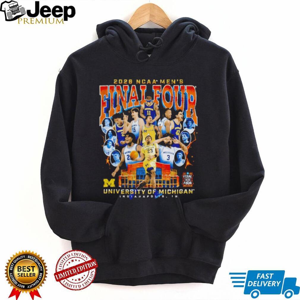 University of Michigan 2026 NCAA Men’s Final Four Player Collage T Shirt