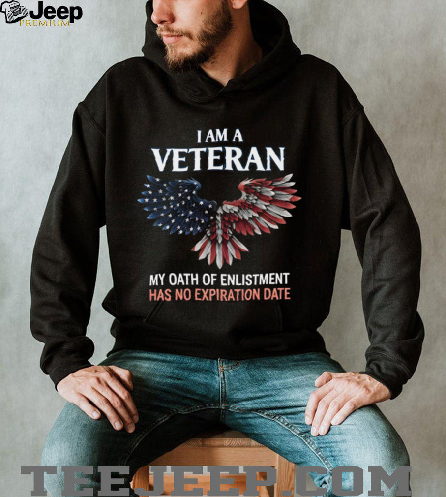 Veteran Oath Of Enlistment Shirt American Flag Eagle Wings T shirt