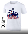 Veterans Day honor banner USA flag shirt