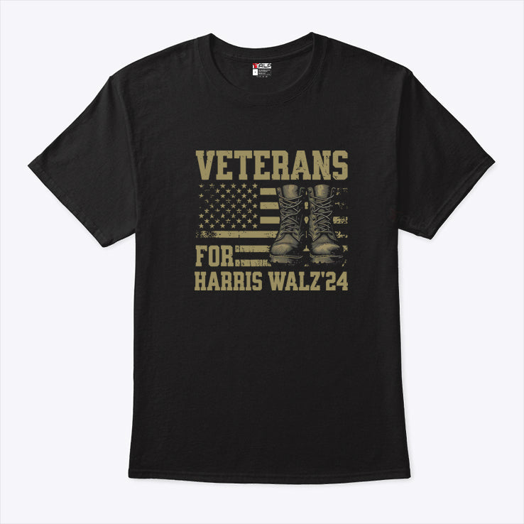 Veterans For Harris Walz ’24 T Shirt