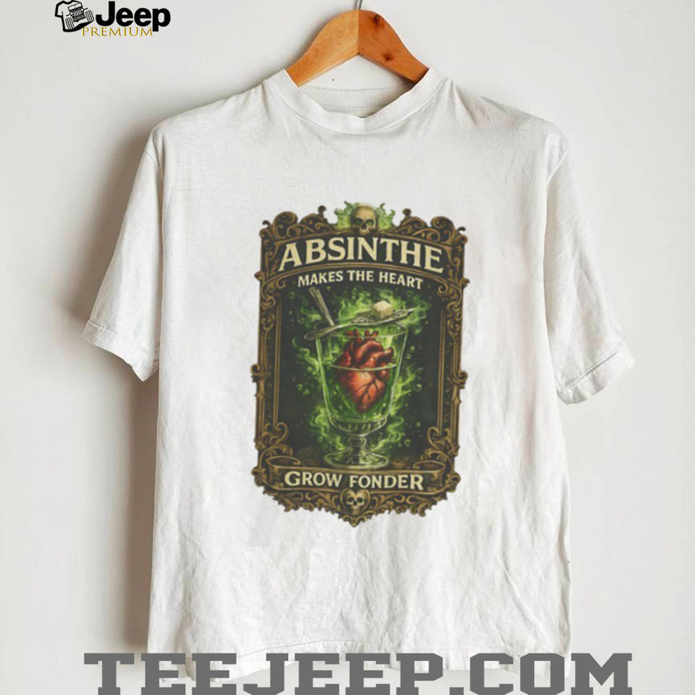Vintage Absinthe “Makes The Heart Grow Fonder” Gothic Graphic T Shirt