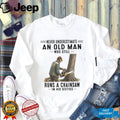 Vintage Old Man Chainsaw Woodworker Humor Shirt