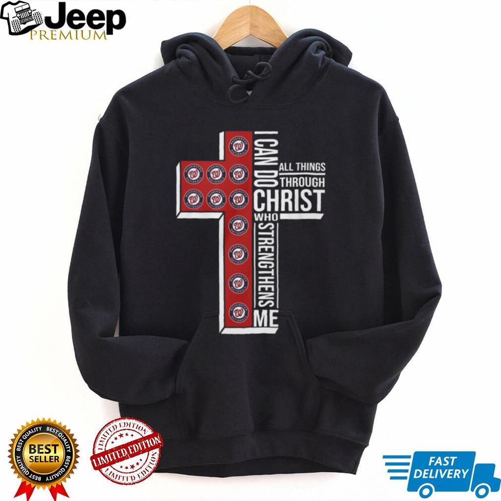 Washington Nationals Christian Cross Shirt Sports Faith Apparel