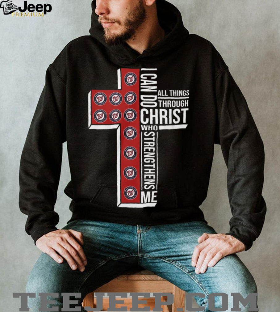 Washington Nationals Christian Cross Shirt Sports Faith Apparel