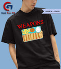 Weapons hotdog food shirt