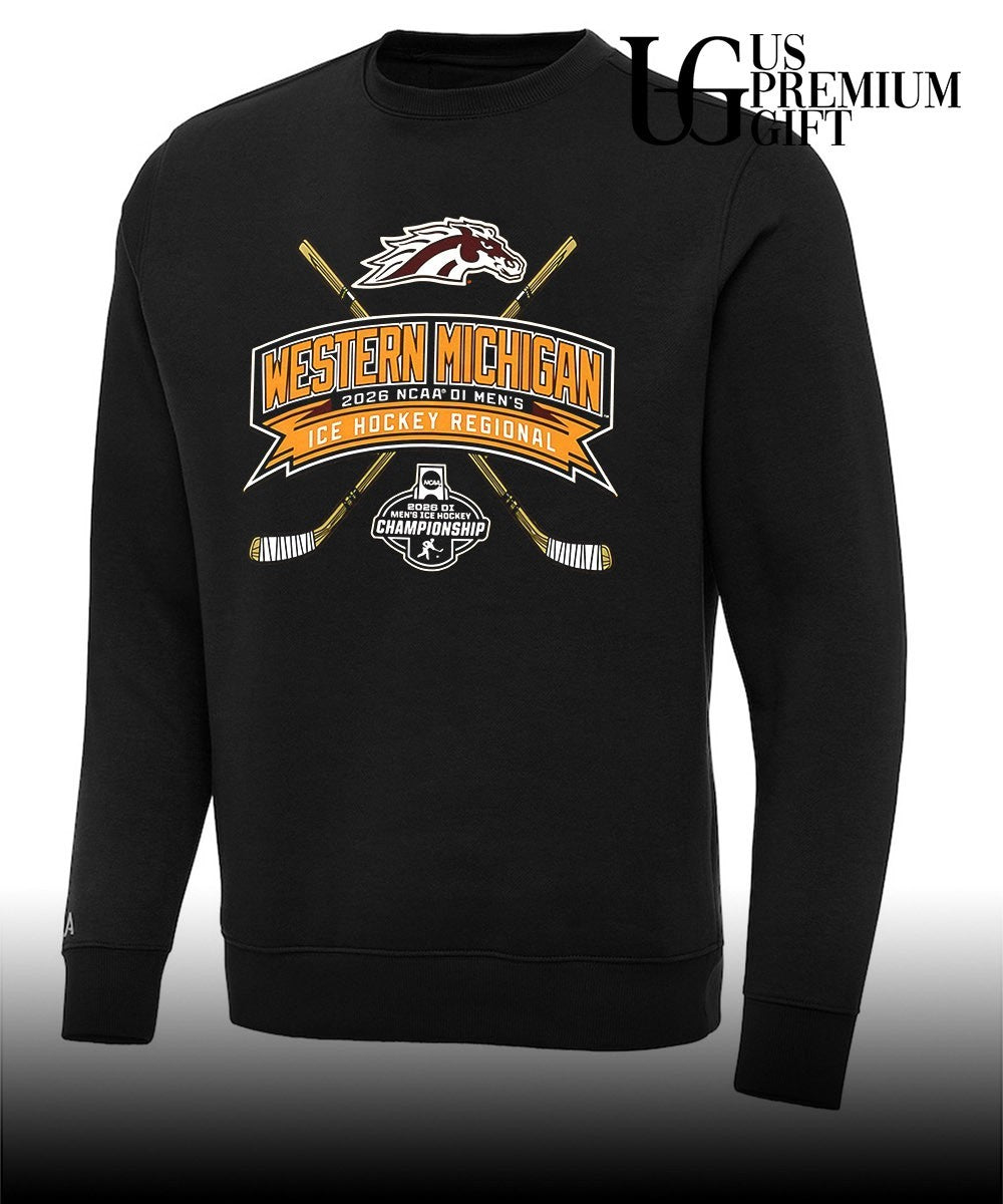 Western Michigan Broncos 2026 NCAA DI Men’s Ice Hockey Regional shirt