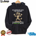 Wolf Nice Fuck Off Button Funny Aggressive Sarcastic Attitude Casual Men Women Shirt