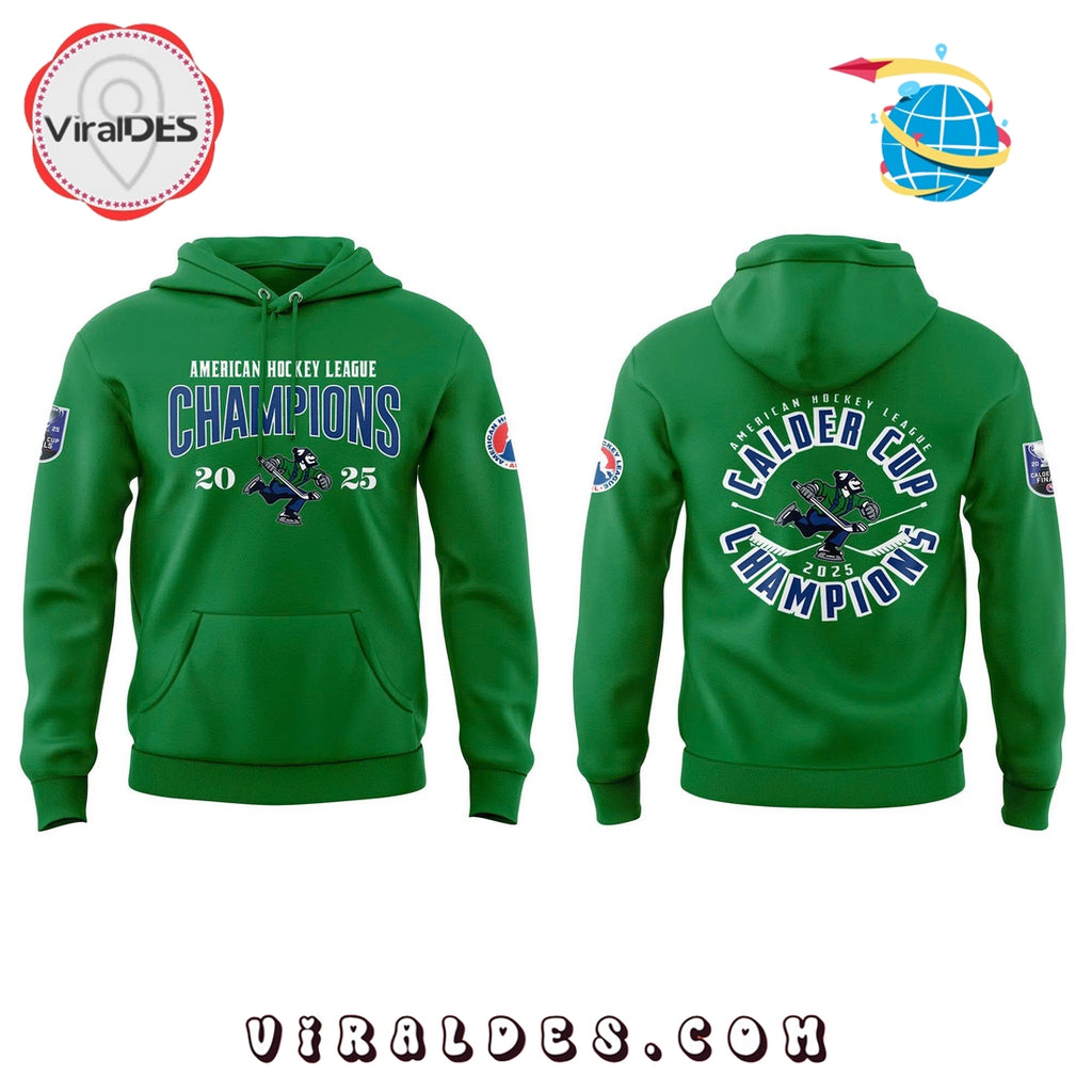 Abbotsford Canucks Calder Cup Champions Green Hoodie, Long Pants