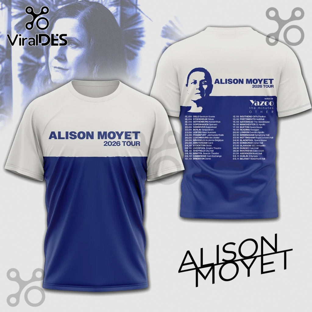 Alison Moyet 2026 Tour Dates, Yazoo Music Concert Graphic T-Shirt