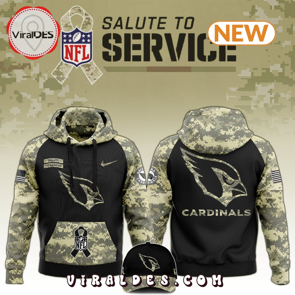 Arizona Cardinals Salute to Service Hoodie, Jogger, Cap