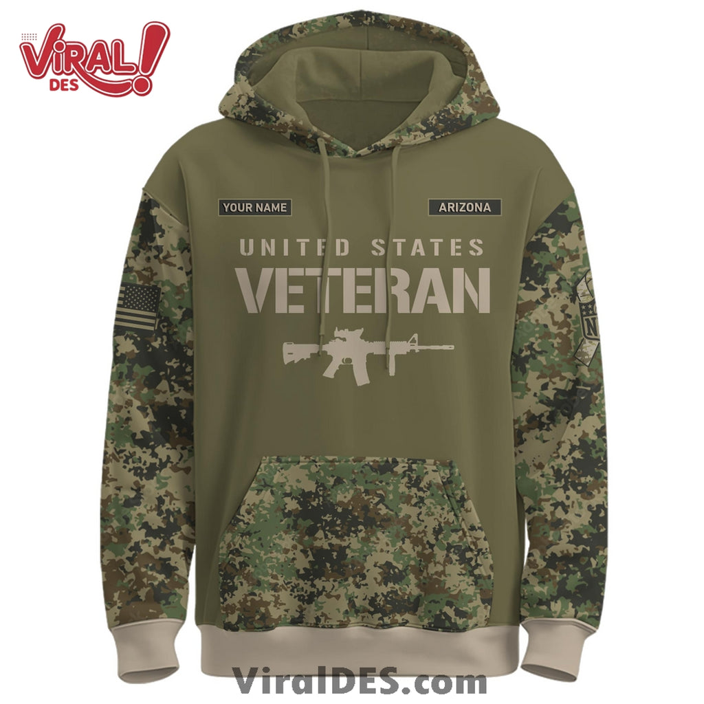 Arizona Cardinals Veteran Day 2025 Hoodie Limited Edions