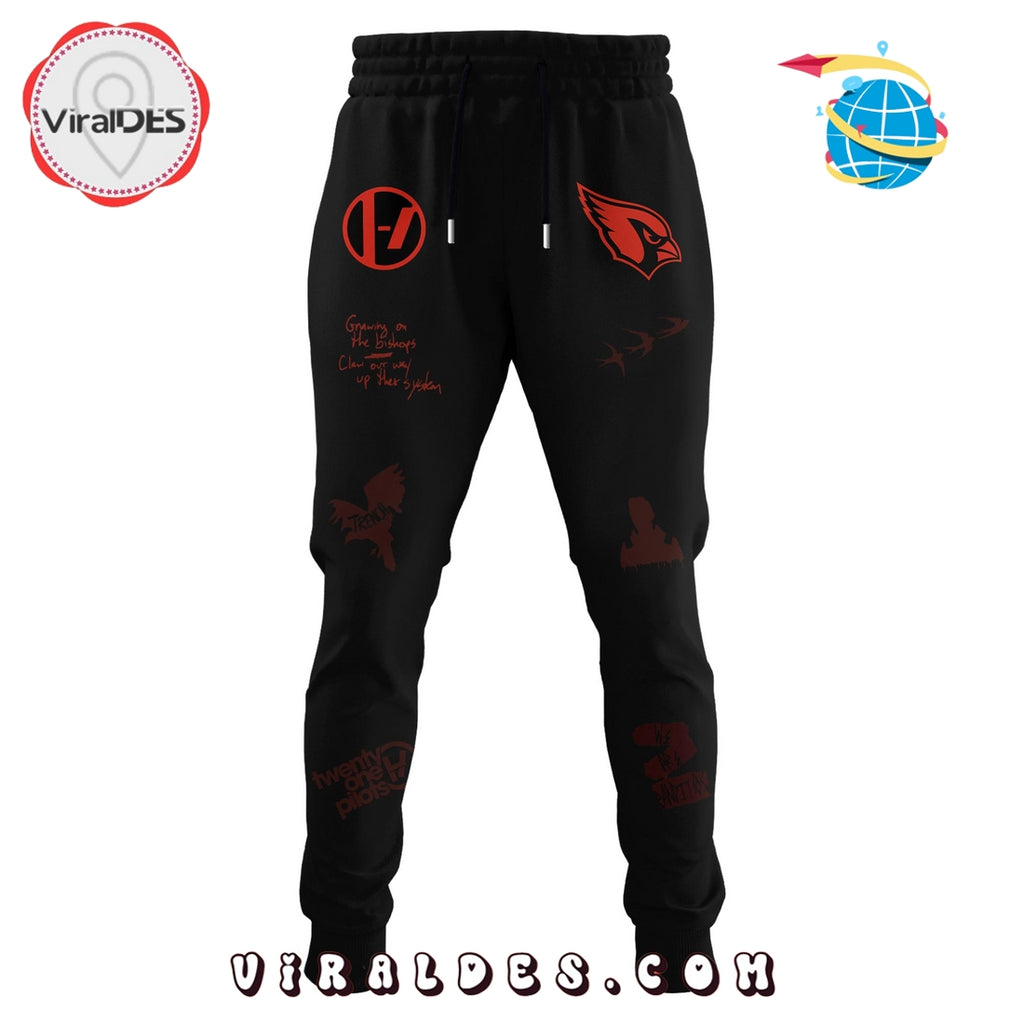 Arizona Cardinals x Twenty One Pilots Signatures Hoodie, Long Pant