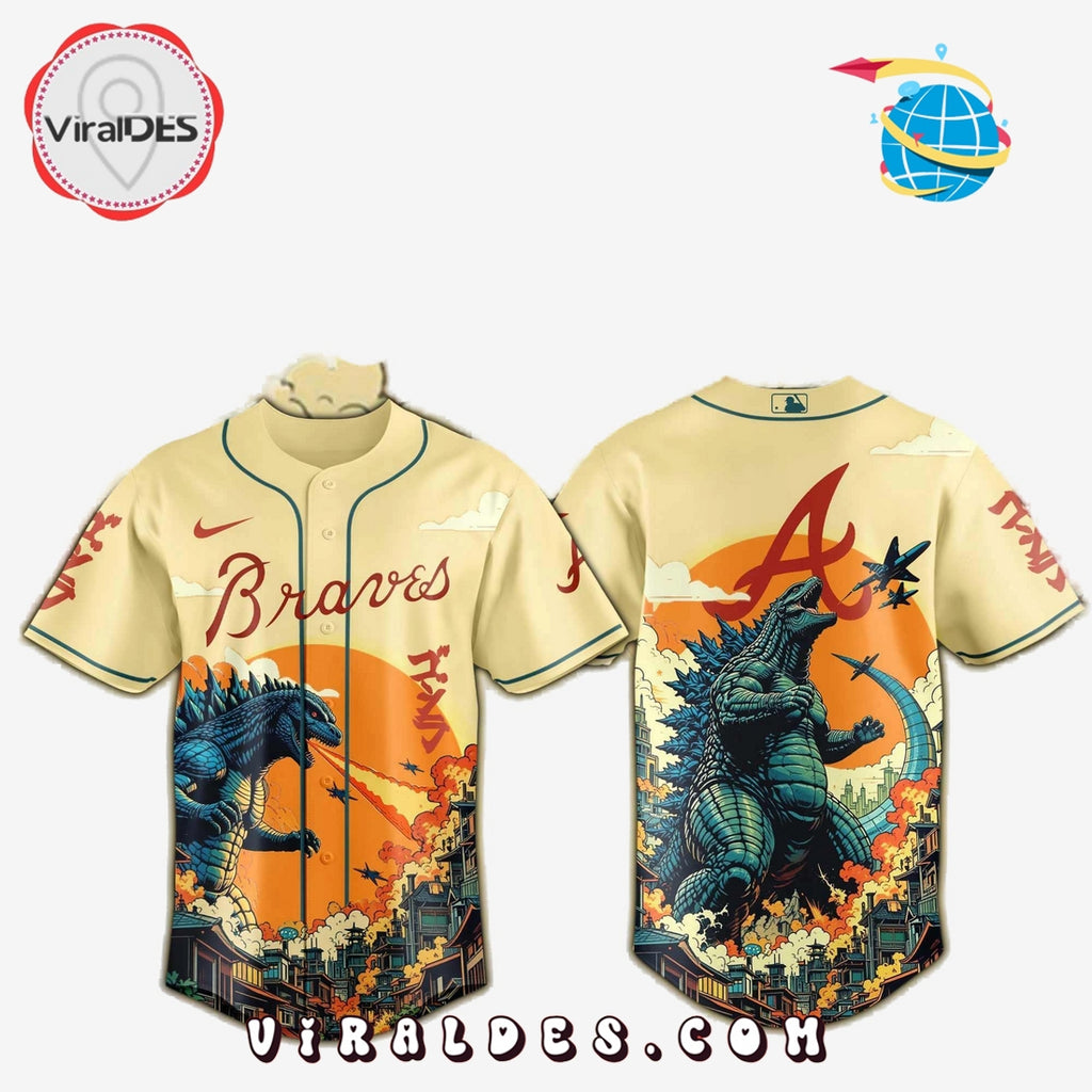 Atlanta Braves 2025 Godzilla Limited Edition Jersey