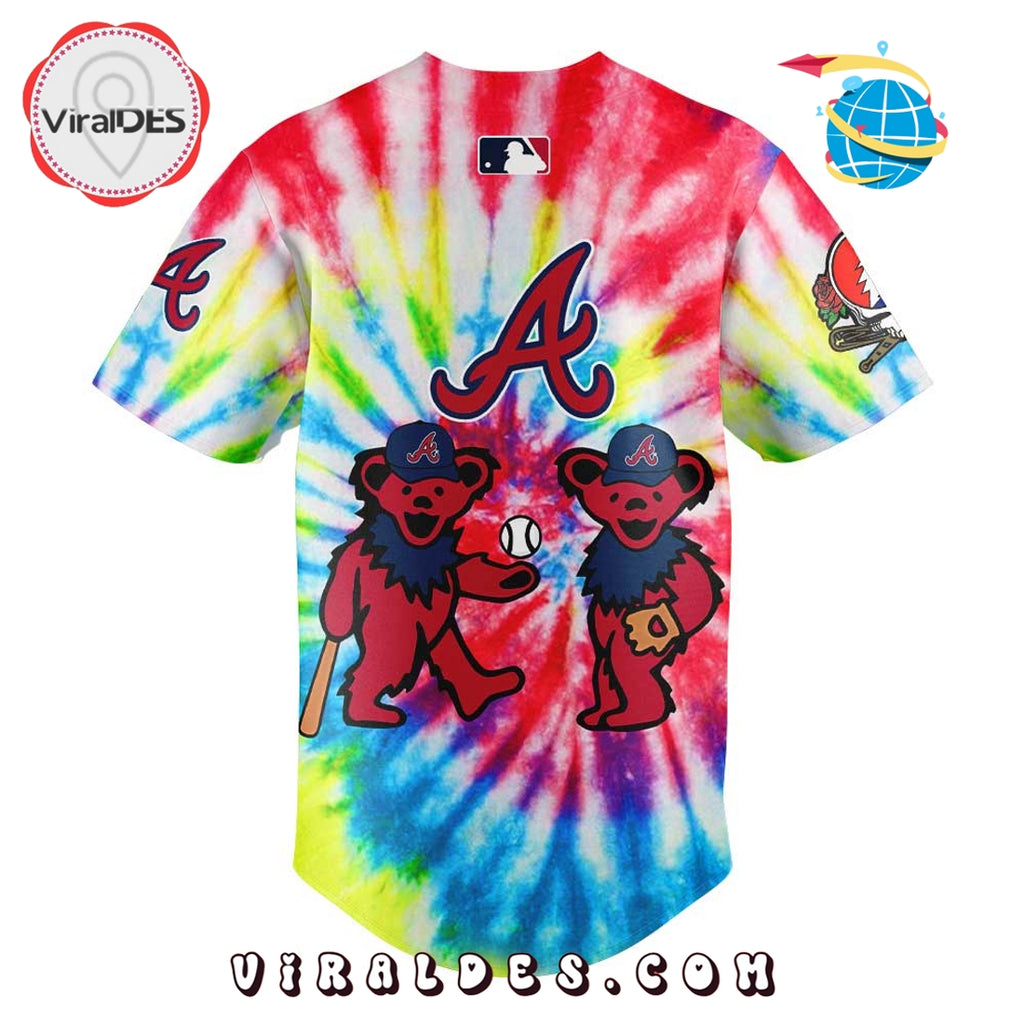 Atlanta Braves x Grateful Dead 2025 Baseball Jersey
