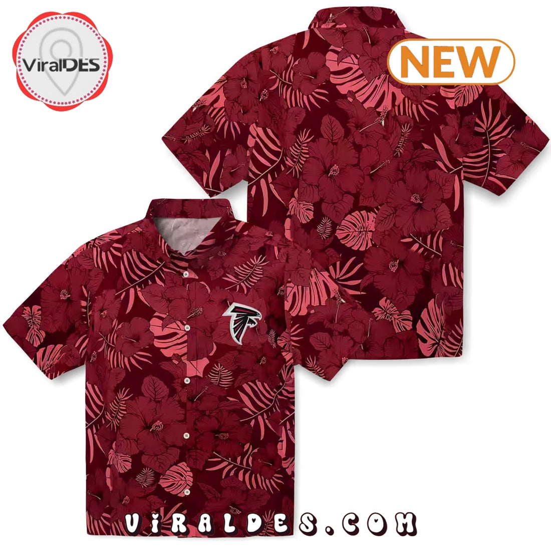 Atlanta Falcons Jungle Vibes Hawaiian Shirt