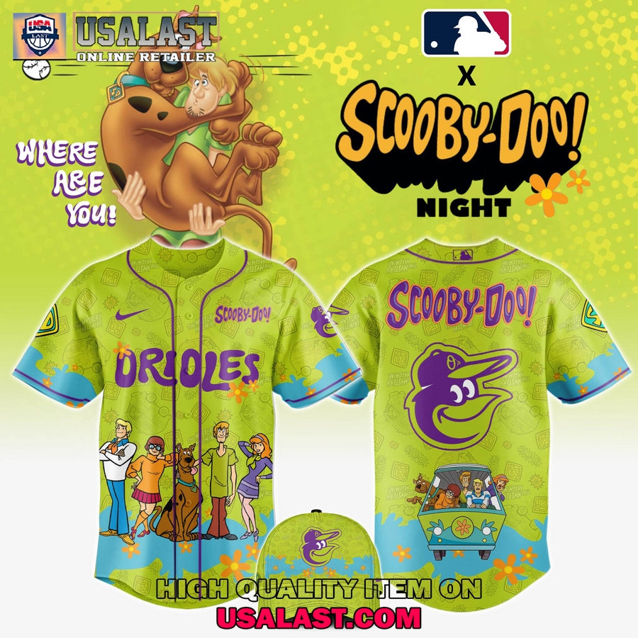 Baltimore Orioles Scooby Doo Night 3D Hoodie Set