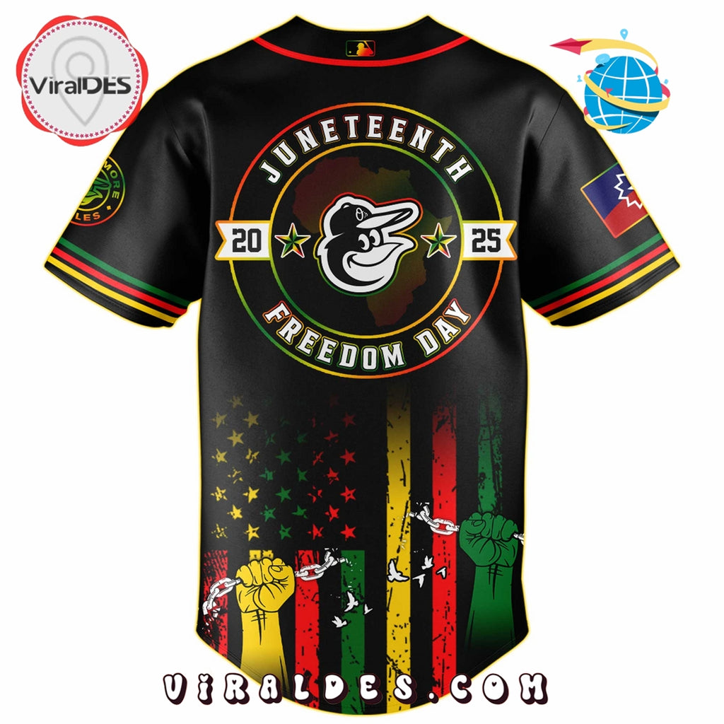 Baltimore Orioles x 2025 Juneteenth Day Jersey
