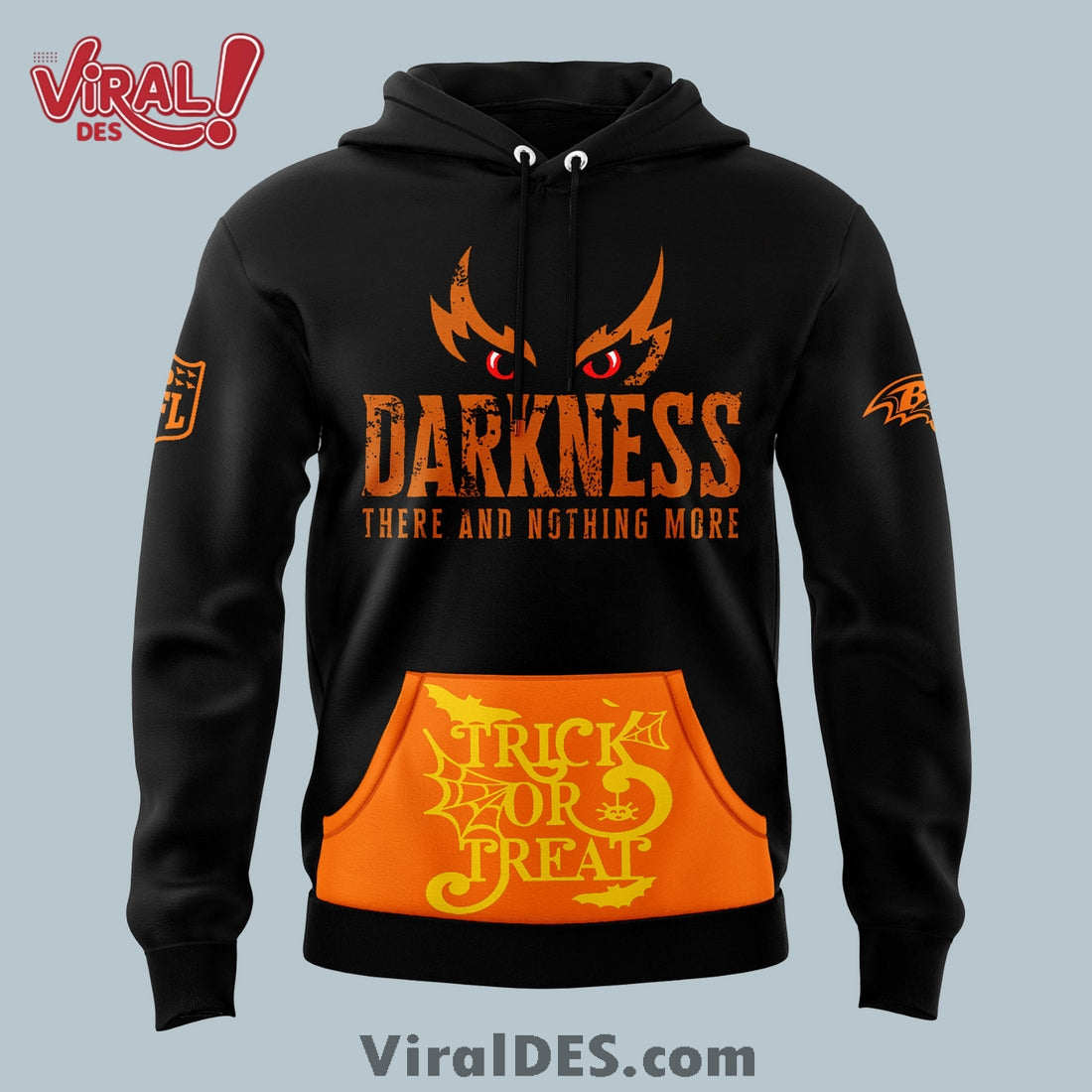 Baltimore Ravens Halloween Spirit Hoodie 2025