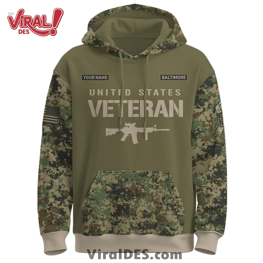 Baltimore Ravens Veteran Day 2025 Hoodie Limited Edions
