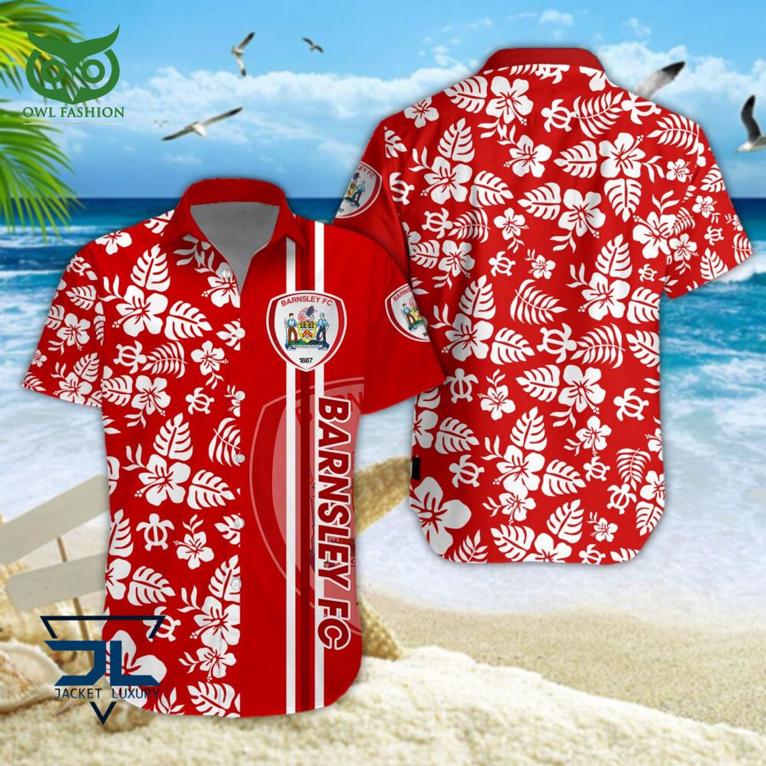 Barnsley F.C EFL Championship Hawaiian Shirt T-shirt