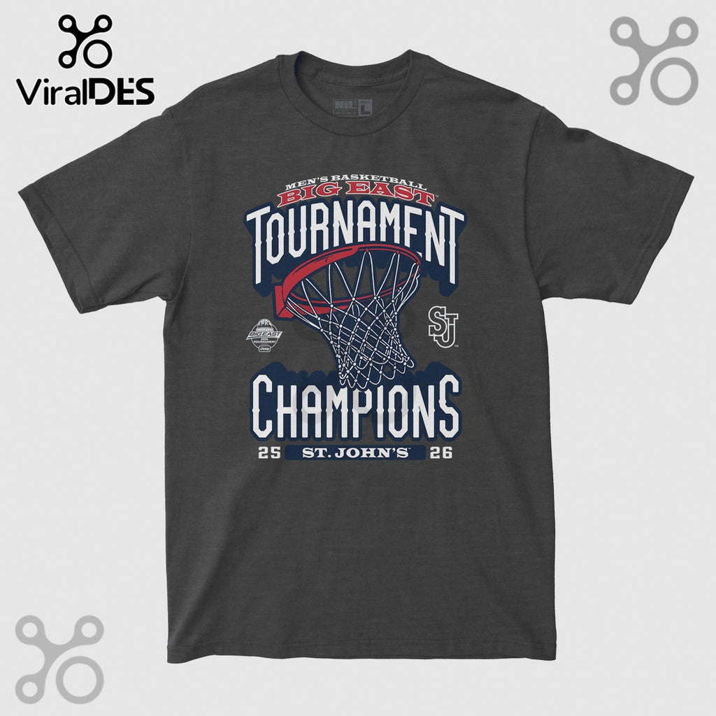 Big East Tournament Champions St. John’s Basketball Graphic T-Shirt