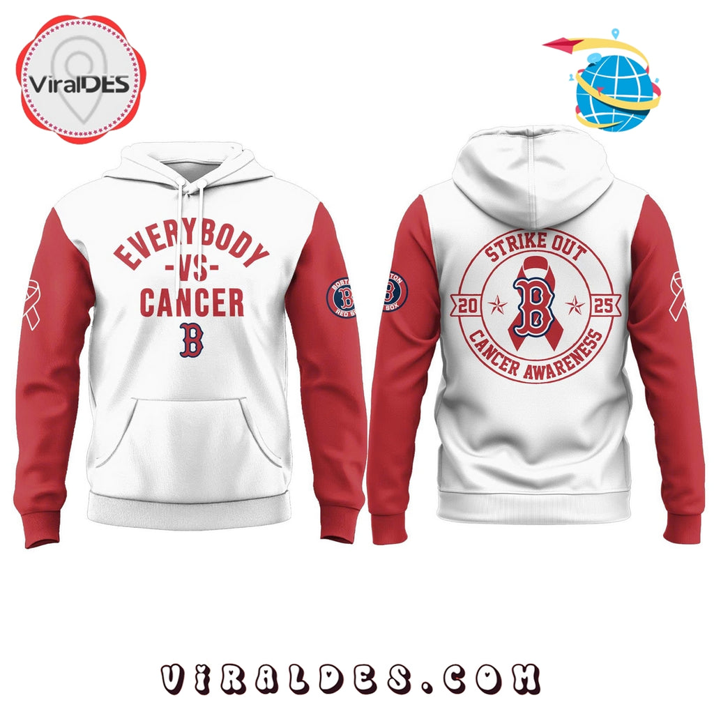 Boston Red Sox Everybody vs Cancer Hoodie, Long Pants