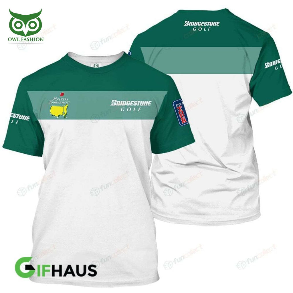 Bridgestone Green White Golf Master Tournament 3D Tshirt