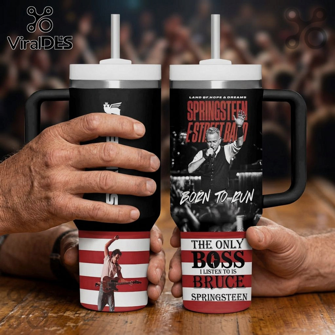 Bruce Springsteen ‘The Boss’ Fan Art Stanley Tumbler