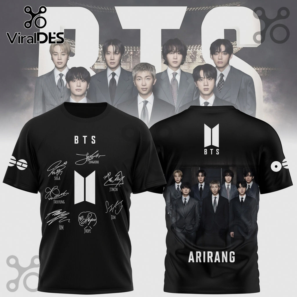 BTS Signature Premium Photo Graphic Fashion T-Shirt