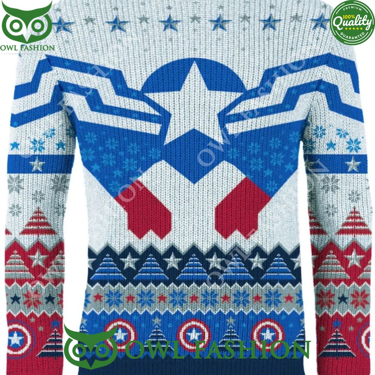 Captain America New and Improved Sam Wilson Christmas Jumper