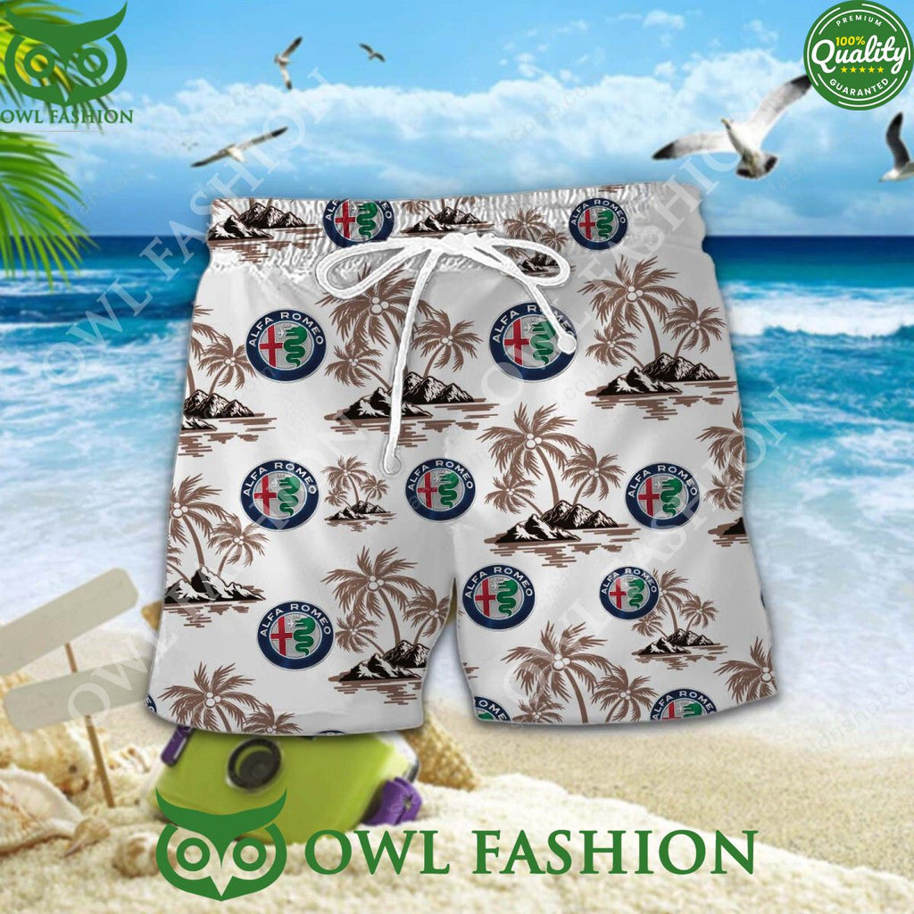 Car manufacturer Italy Alfa Romeo Custom Color Hawaiian shirt and short