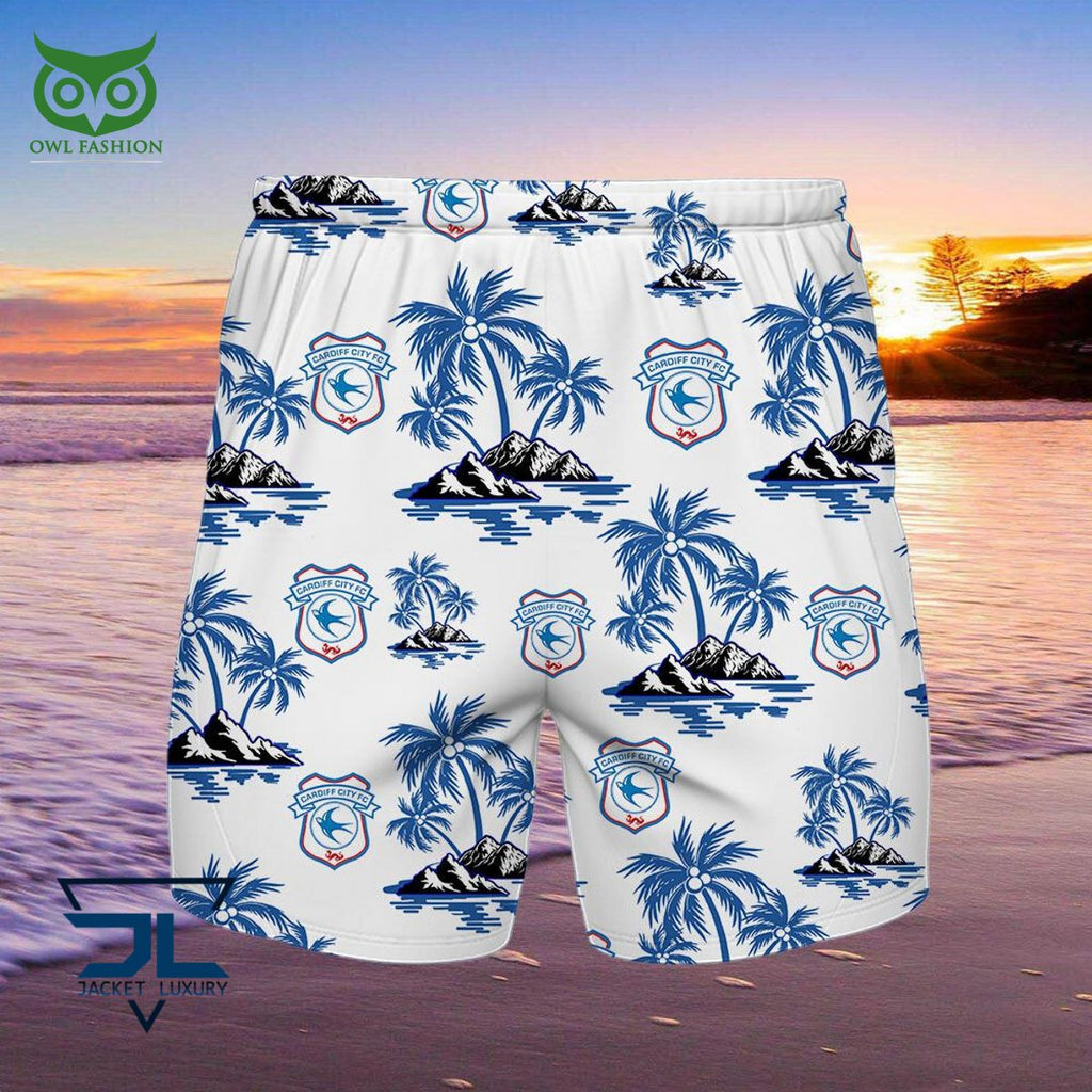 Cardiff City F.C Premier League Championship Hawaiian Shirt Shorts