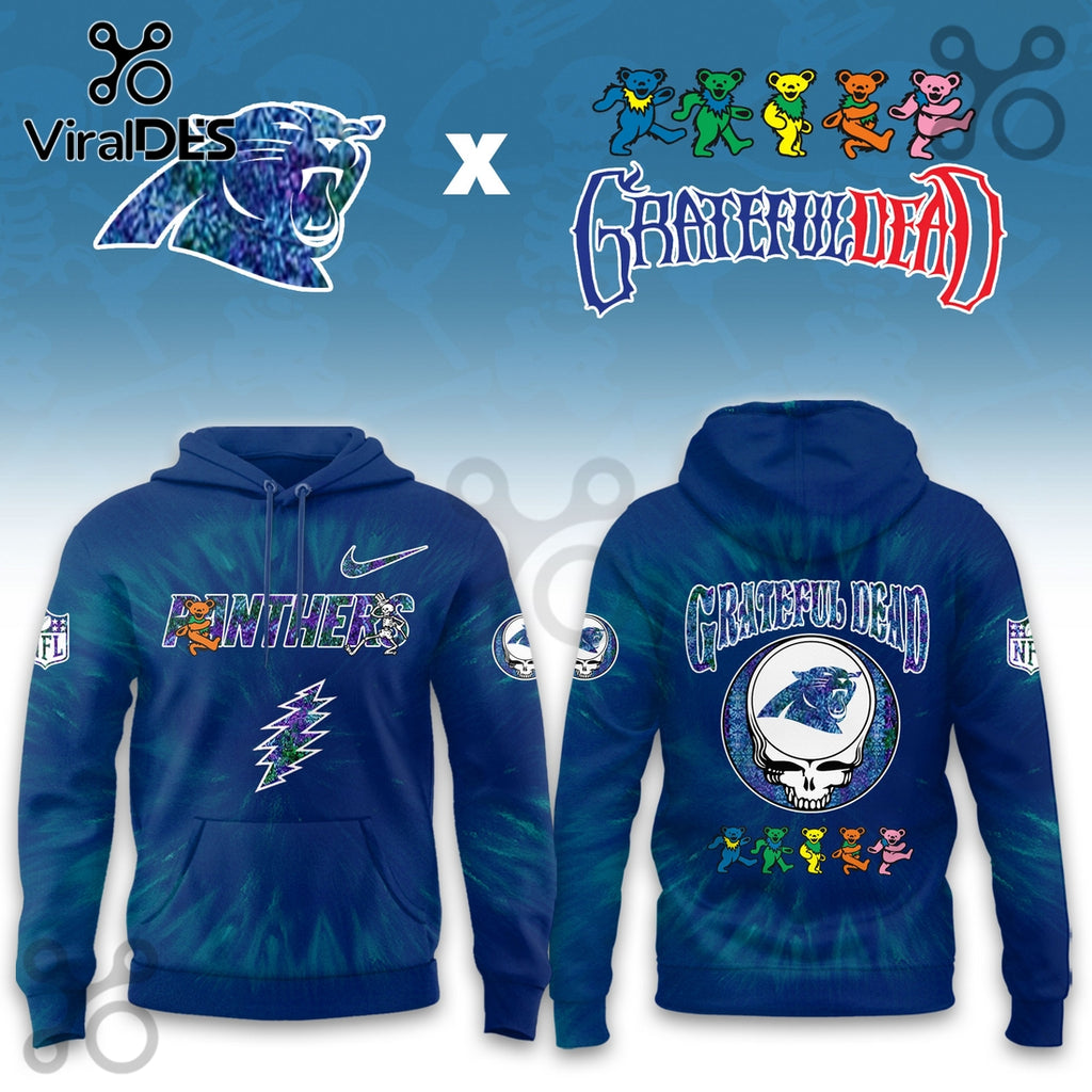 Carolina Panthers Grateful Dead Limited Hoodie 2025